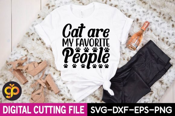 Cat Are My Favorite People Svg Design
