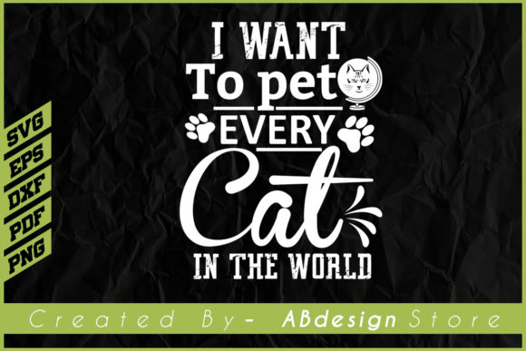Cat Design, Cat T Shirt Lover Design Svg
