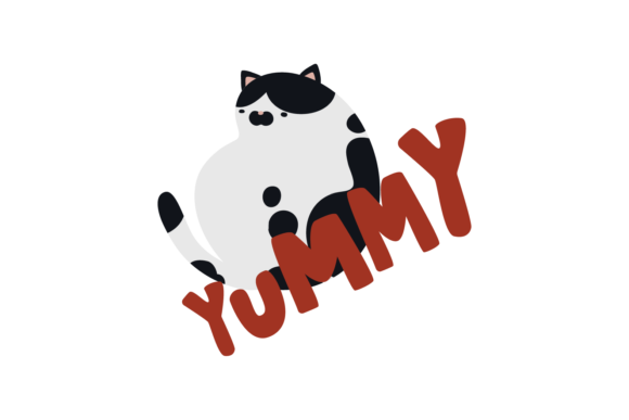 Cat Fat and Animals Food Svg