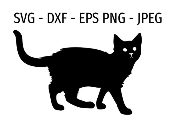 Walking Cat Silhouette